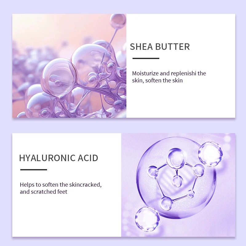 Close-up of hand applying LBLS Shea Butter Hand Cream